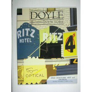 20th Century Art Design Doyle Auction Catalog 2002 Ernst Vasarely Jenkins PPB